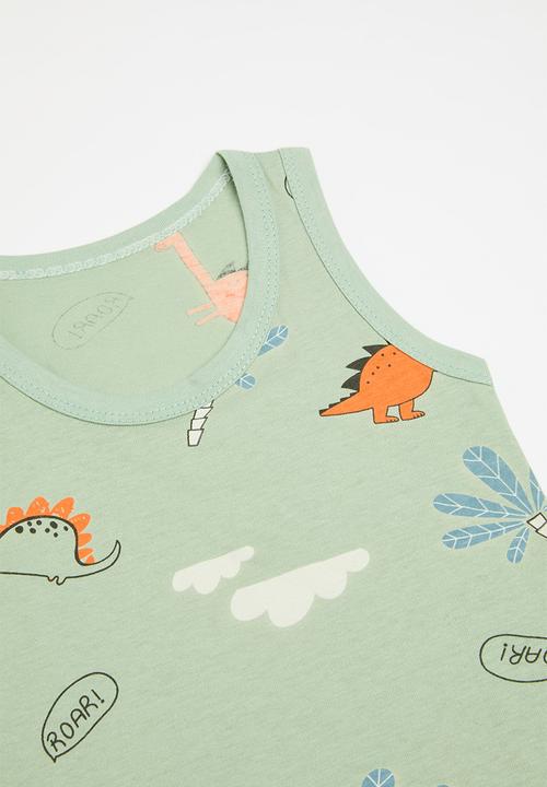 Pop Candy - Printed vest - green