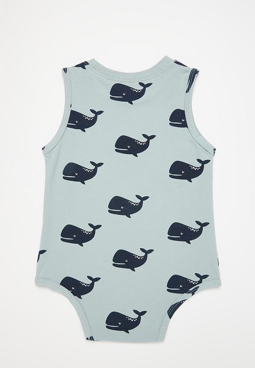 Pop Candy - Printed bodyvest - grey & navy
