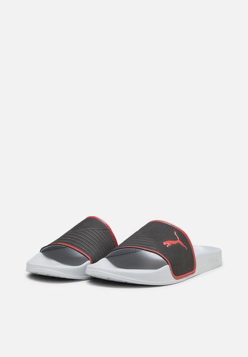 PUMA - Leadcat 2.0 Shower Sandals - Grey & Red 