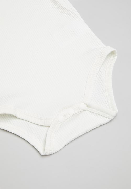 Pop Candy - Frilled body vest - white