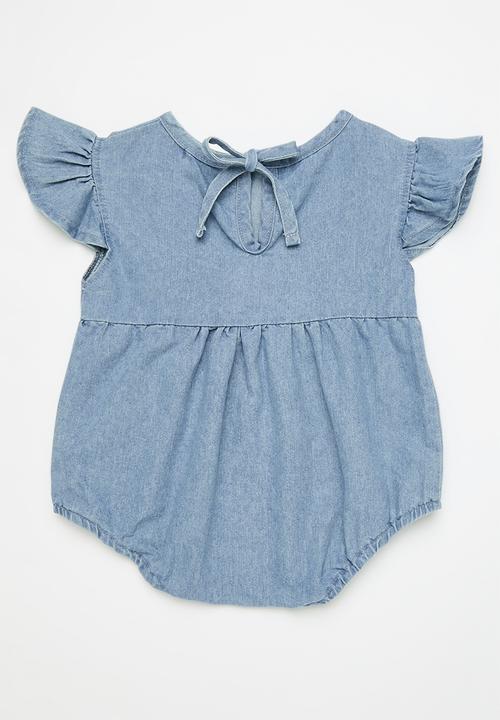Pop Candy - Denim romper - blue
