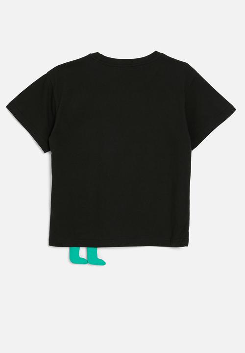 Pop Candy - Novelty dino tee-black