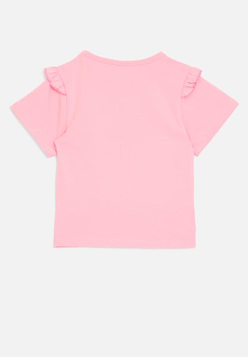 Pop Candy - Frilled tee - pink