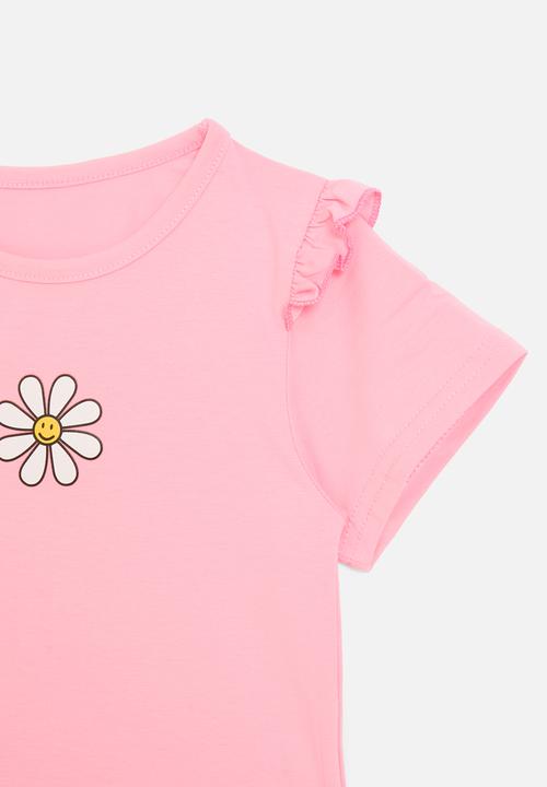 Pop Candy - Frilled tee - pink