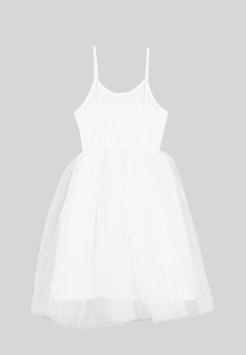 Pop Candy - Cami mesh dress - white