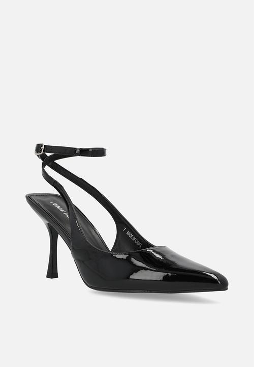 Public Desire - Sweet talk slingback heel - black patent