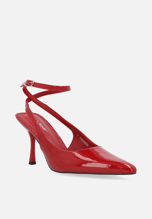 Public Desire - Sweet talk slingback heel - deep red