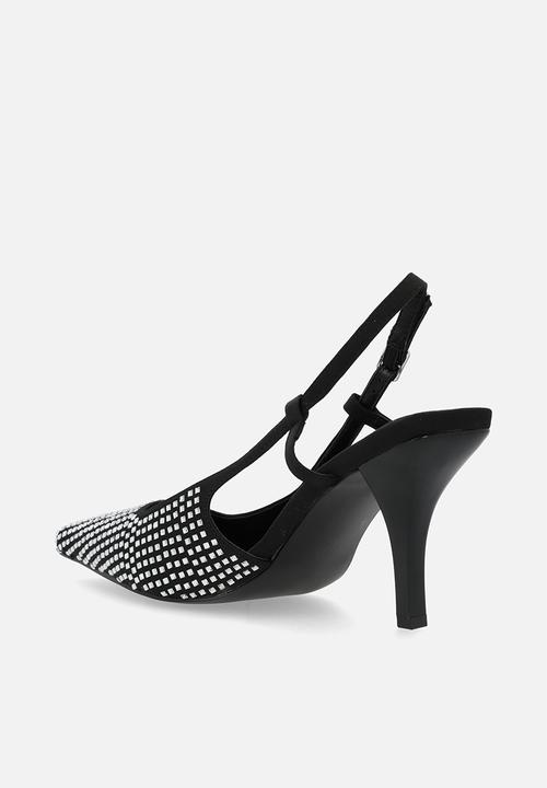 Public Desire - Gloria slingback heel - black