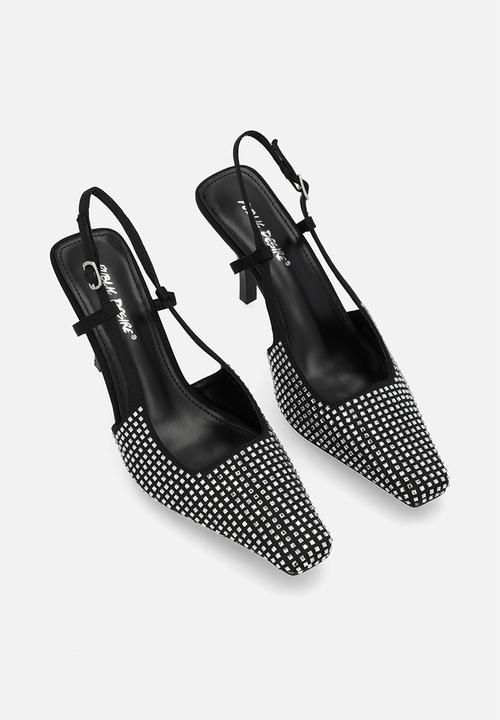 Public Desire - Gloria slingback heel - black