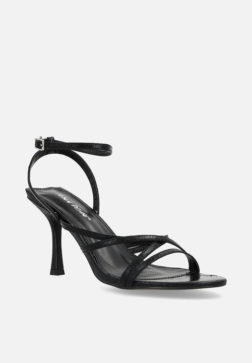 Public Desire - Free spirit strappy heel - black