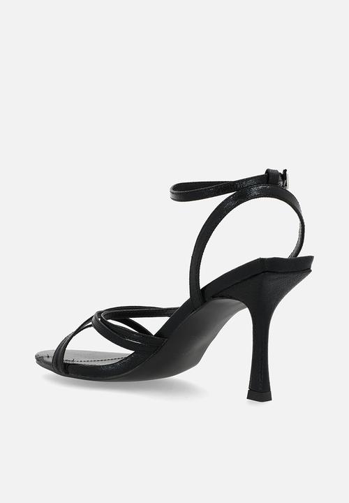 Public Desire - Free spirit strappy heel - black