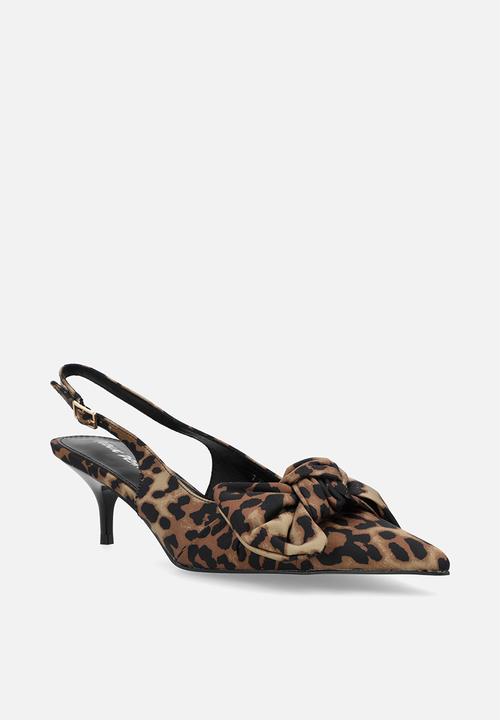 Public Desire - Iris slingback heel - leopard
