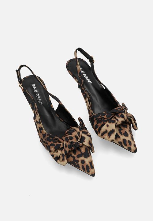 Public Desire - Iris slingback heel - leopard