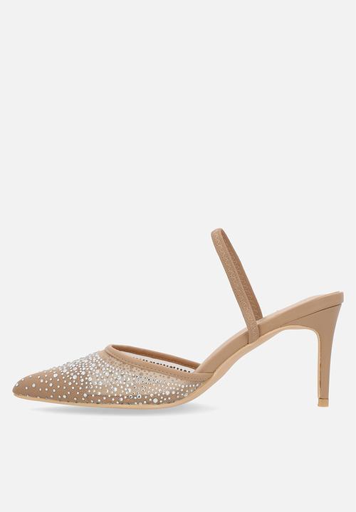 Public Desire - Rochie slingback heel - neutral