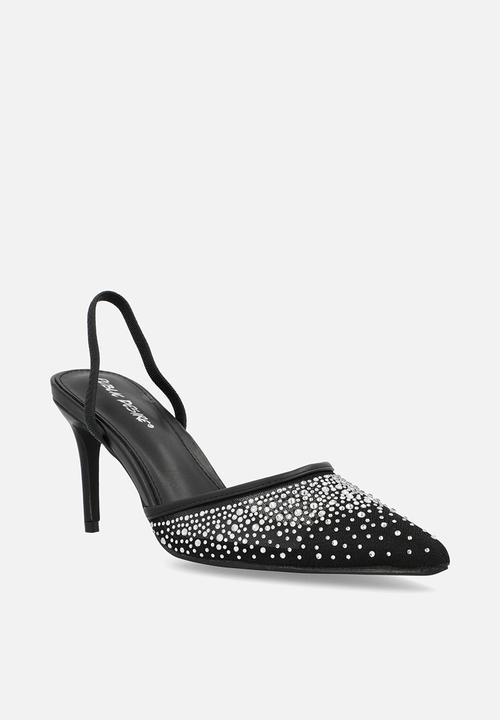 Public Desire - Rochie slingback heel - black