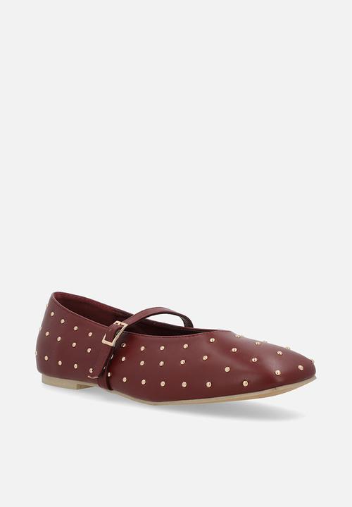 Public Desire - Dorinda pump flat - burgundy