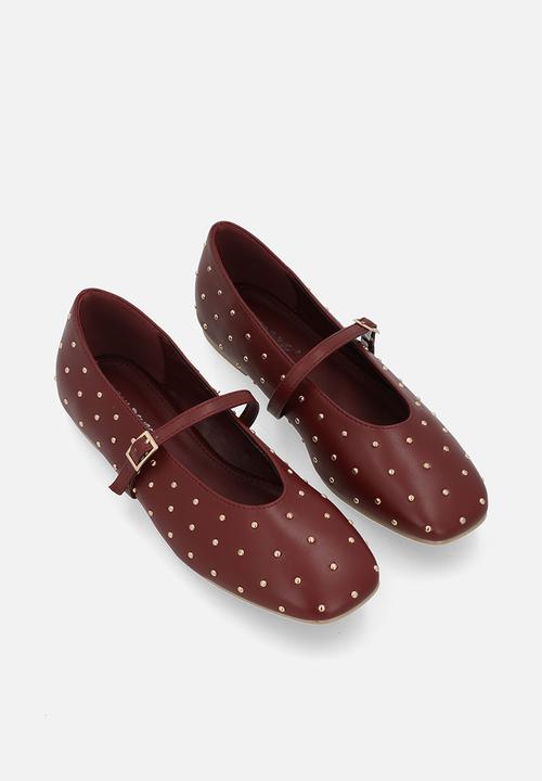 Public Desire - Dorinda pump flat - burgundy