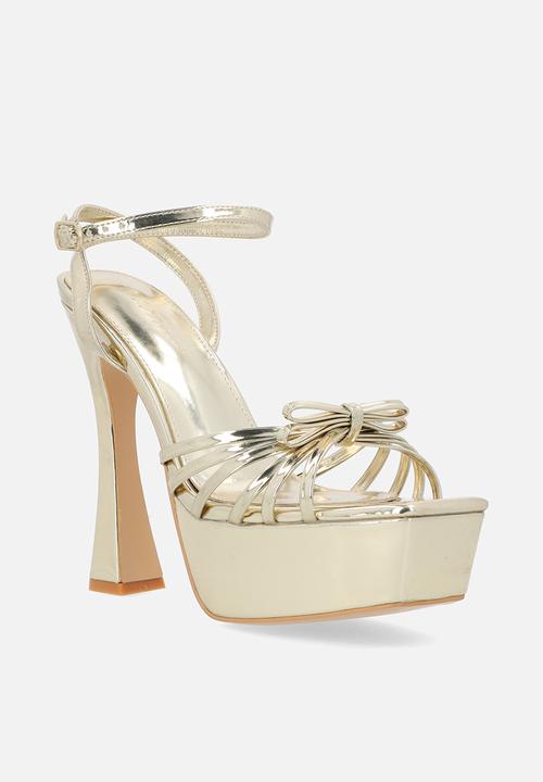 Public Desire - Blissy platform heel - gold