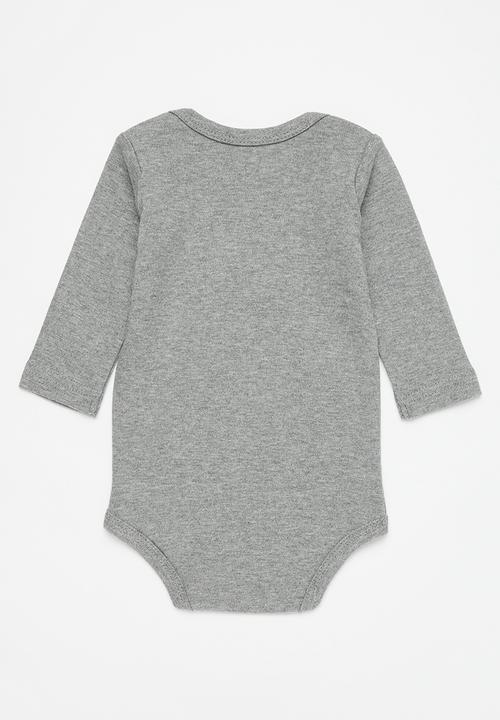Pop Candy - Long sleeve romper - grey