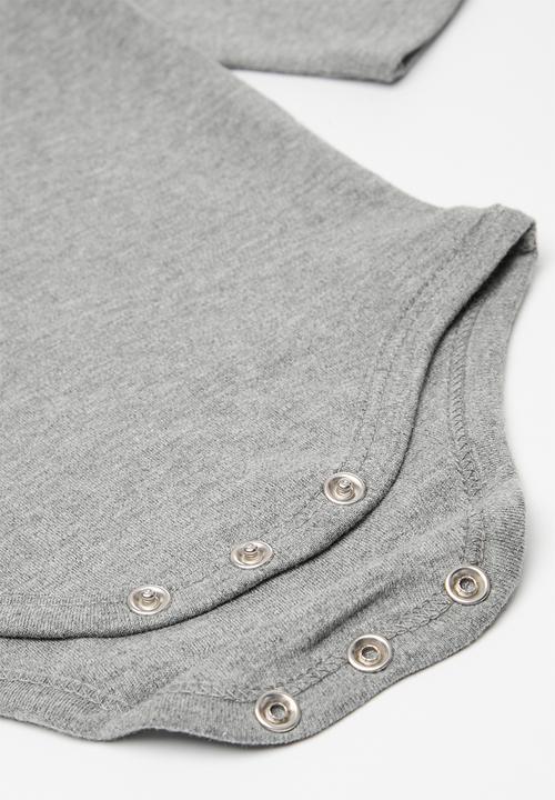Pop Candy - Long sleeve romper - grey