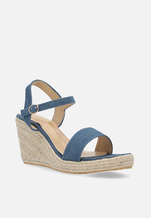 Oxford Street - Denim wedge - blue