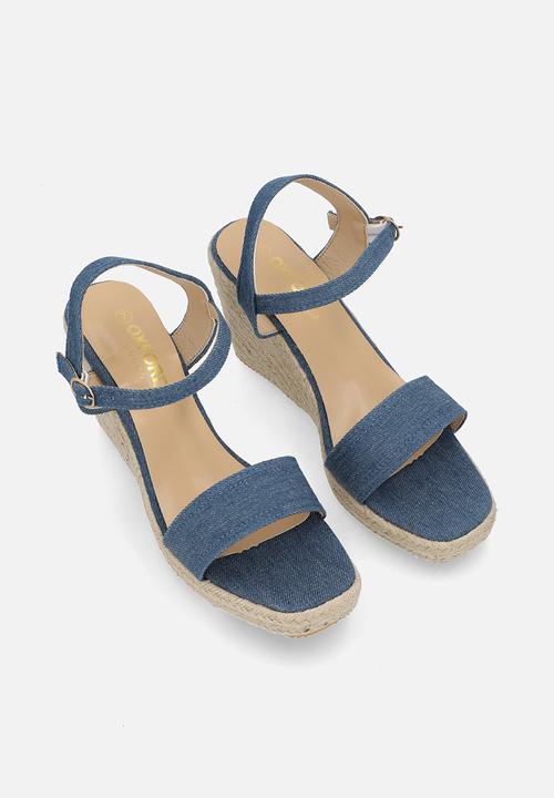 Oxford Street - Denim wedge - blue