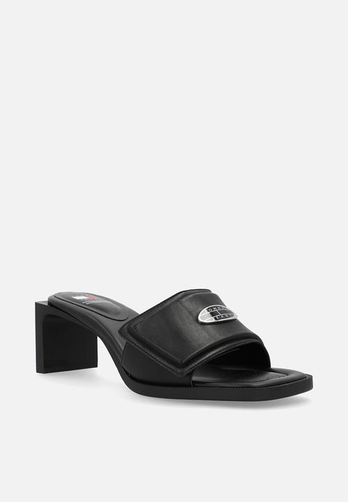 Tommy Hilfiger - The soho leather mule heel - black