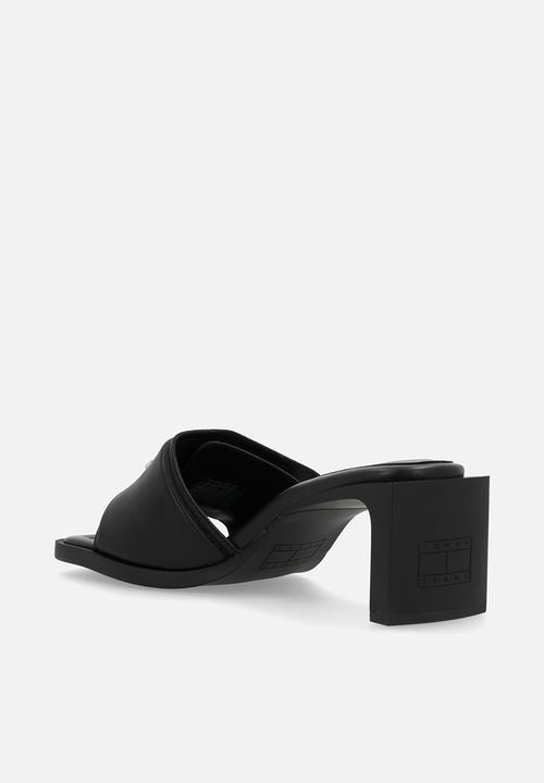 Tommy Hilfiger - The soho leather mule heel - black