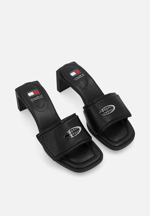 Tommy Hilfiger - The soho leather mule heel - black