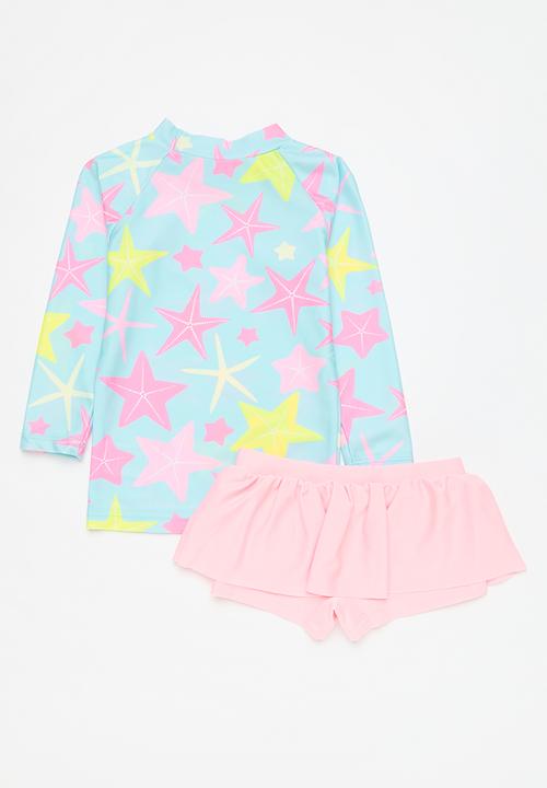 Pop Candy - 2 Piece swimsuit set - blue & pink