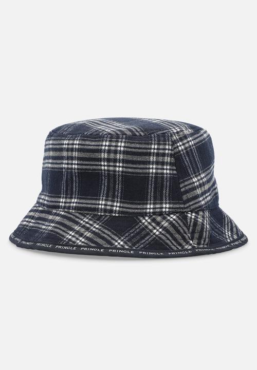 Pringle of Scotland - Pringle Seb Boonie Hat - Navy Check