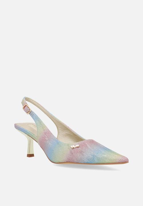 Plum - Smart slingback heel - blue ombre