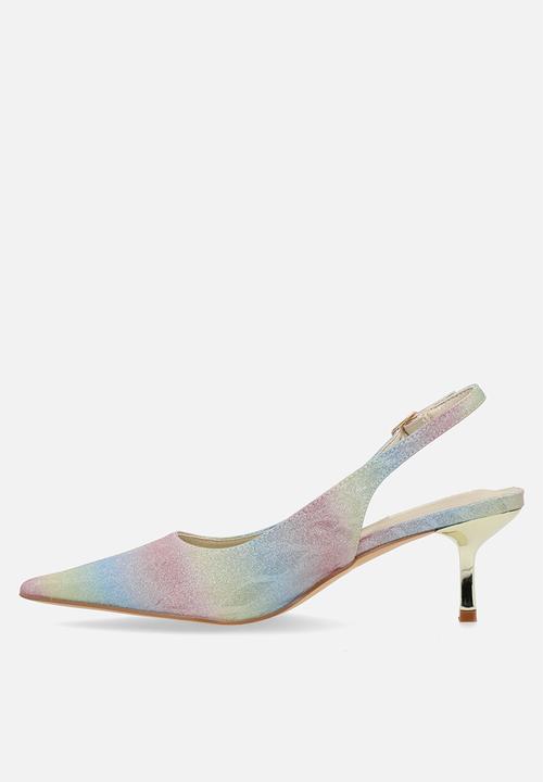 Plum - Smart slingback heel - blue ombre