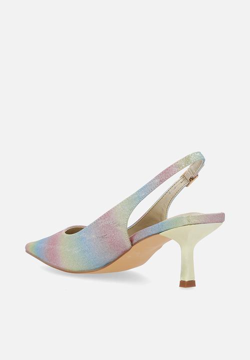 Plum - Smart slingback heel - blue ombre