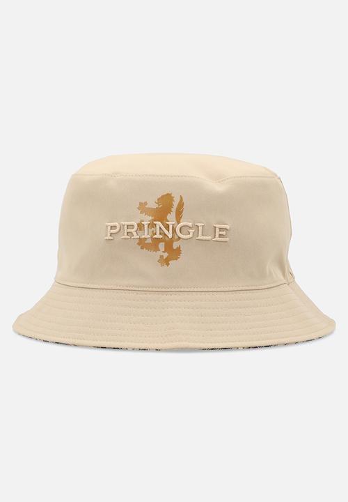 Pringle of Scotland - Pringle Alex Bucket Hat – Reversible  - Stone