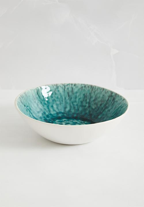 Sixth Floor - River cereal bowl set of 4 - blue