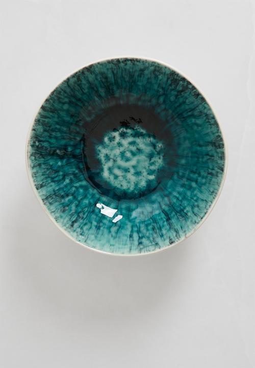Sixth Floor - River cereal bowl set of 4 - blue