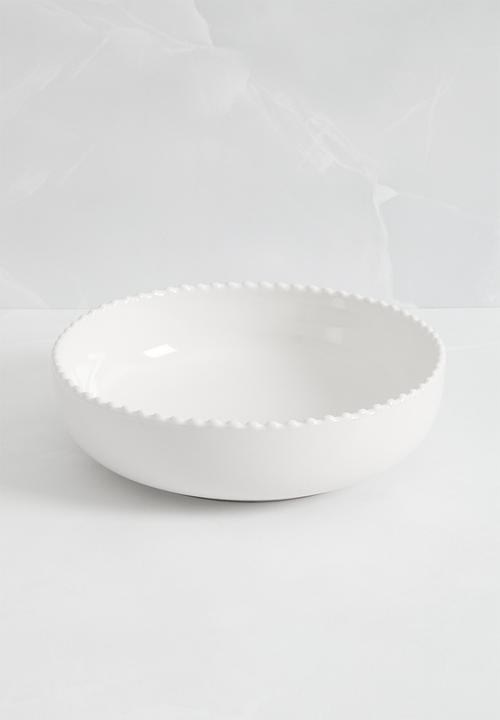 Sixth Floor - Boba pasta bowl set of 4 - white