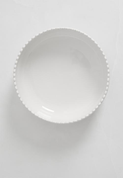 Sixth Floor - Boba pasta bowl set of 4 - white