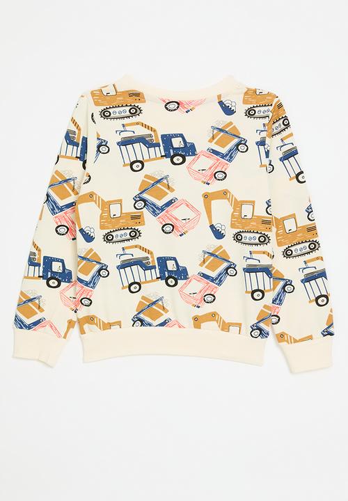 Pop Candy - Printed sweat top - cream