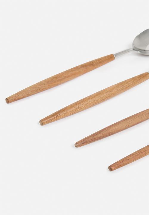 Nicolson Russell - California 16 Piece Cutlery Set - Brown