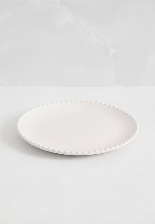 Sixth Floor - Boba side plate set of 4 - white
