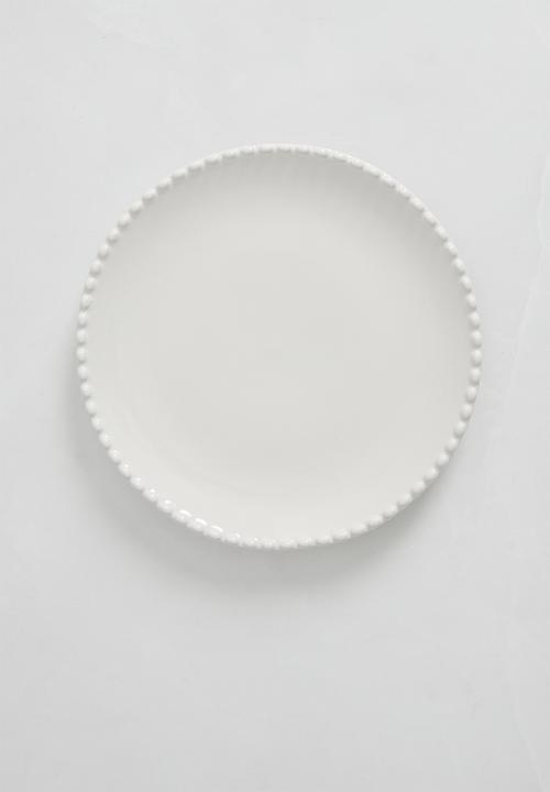 Sixth Floor - Boba side plate set of 4 - white