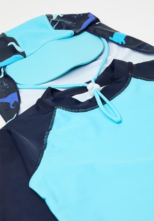 Pop Candy - 3 Piece swimming set - light & dark blue