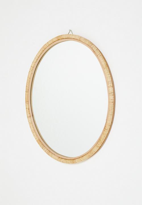 Sixth Floor - Round Mirror - Natural