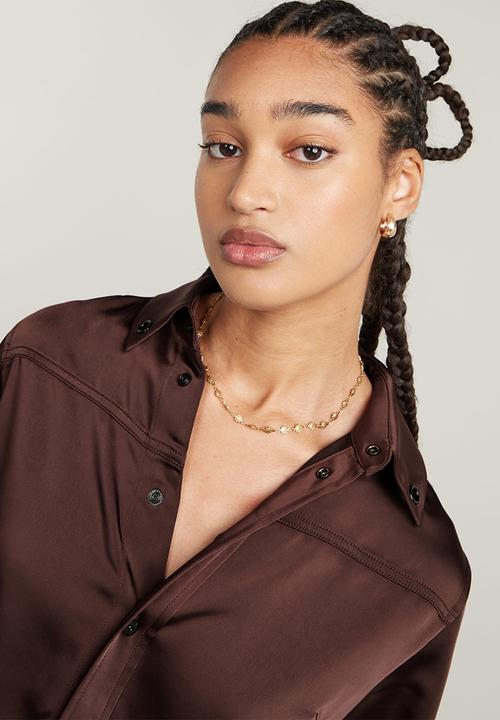 G-STAR - Slim Shirt l\s wmn - Red
