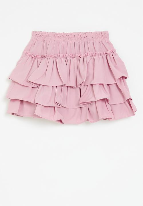 Pop Candy - Tiered skirt - pink