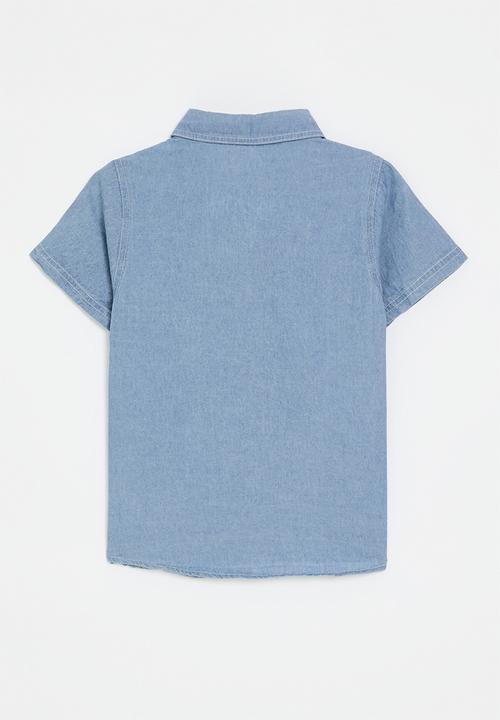 Pop Candy - Denim shirt - light blue