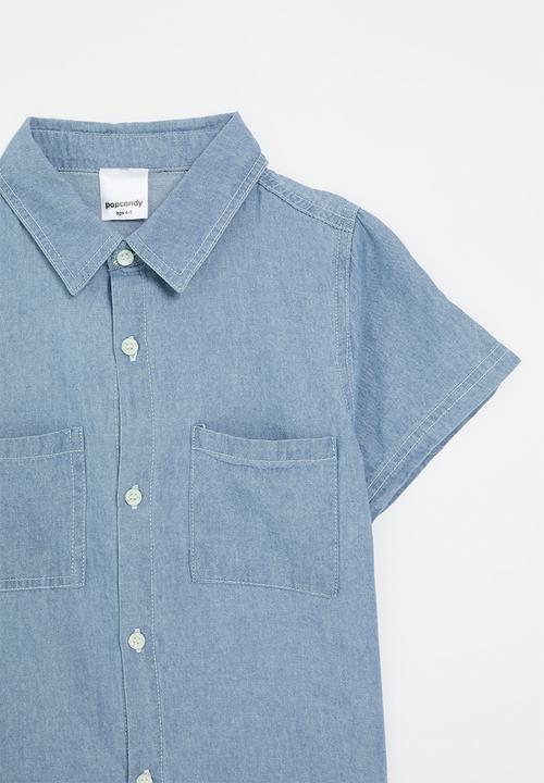 Pop Candy - Denim shirt - light blue