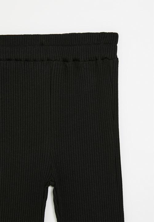 Pop Candy - Flared leggings - black